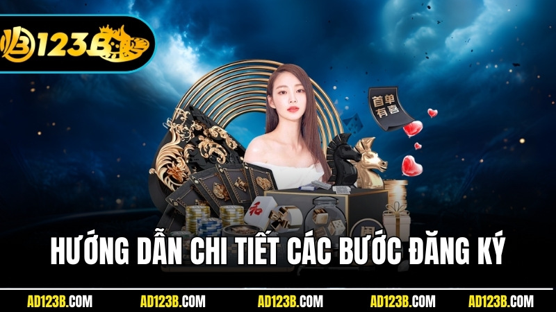 Hướng dẫn chi tiết các bước đăng ký 123B cho người chơi