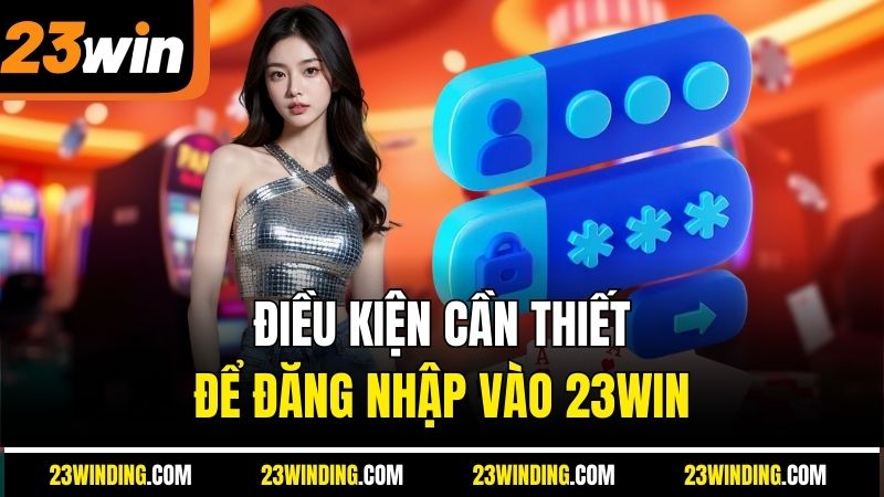 Điều kiện cần thiết để đăng nhập vào 23Win