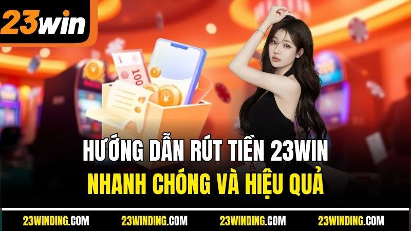 Hướng dẫn rút tiền 23Win nhanh chóng và hiệu quả