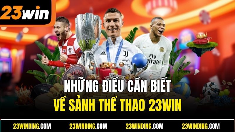 Những điều cần biết về sảnh thể thao 23Win