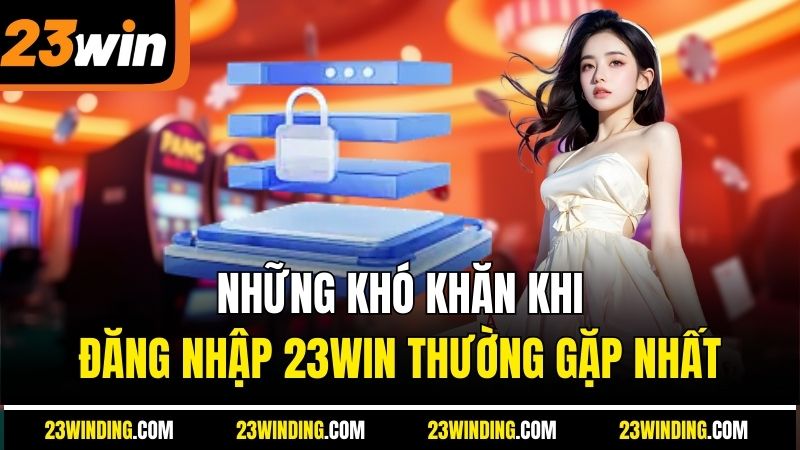 Những khó khăn khi đăng nhập 23Win thường gặp nhất